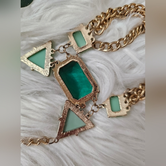 Etc. Emerald Long Necklace. - Picture 7 of 8
